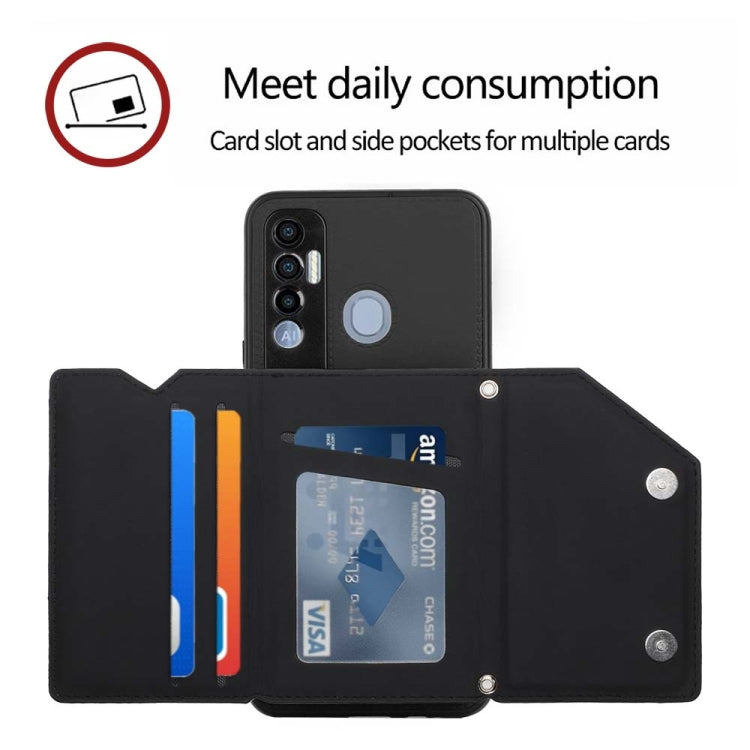 For Tecno Spark 7 Pro Skin Feel PU + TPU + PC Phone Case