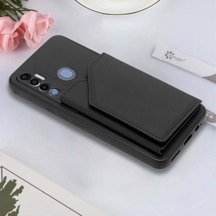 For Tecno Spark 7 Pro Skin Feel PU + TPU + PC Phone Case