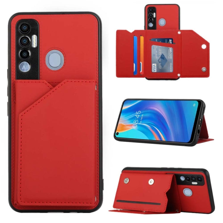 For Tecno Spark 7 Pro Skin Feel PU + TPU + PC Phone Case