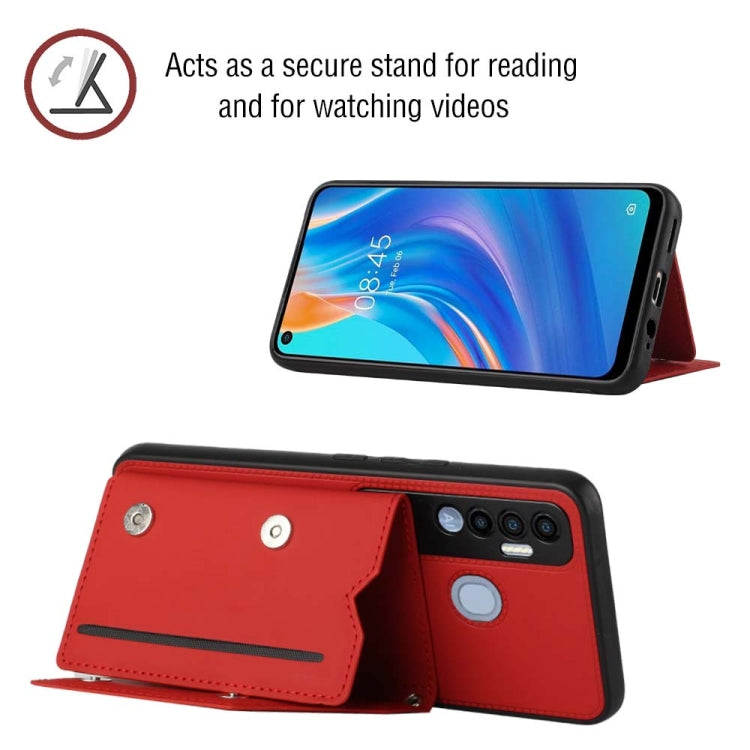 For Tecno Spark 7 Pro Skin Feel PU + TPU + PC Phone Case