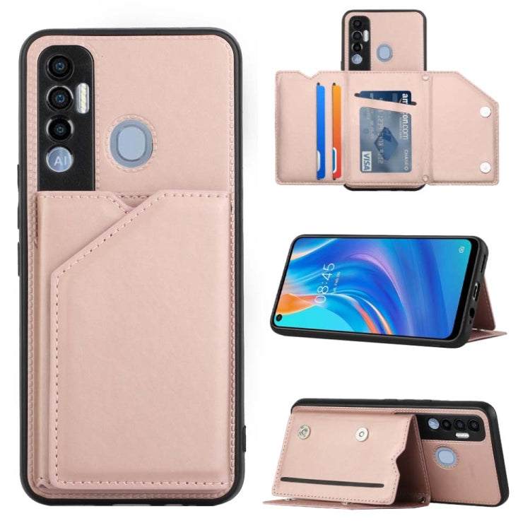 For Tecno Spark 7 Pro Skin Feel PU + TPU + PC Phone Case