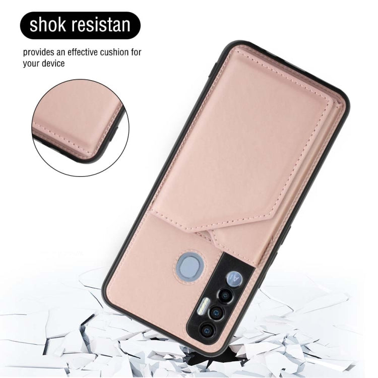 For Tecno Spark 7 Pro Skin Feel PU + TPU + PC Phone Case