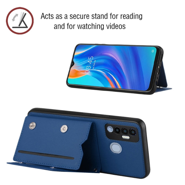 For Tecno Spark 7P Skin Feel PU + TPU + PC Phone Case