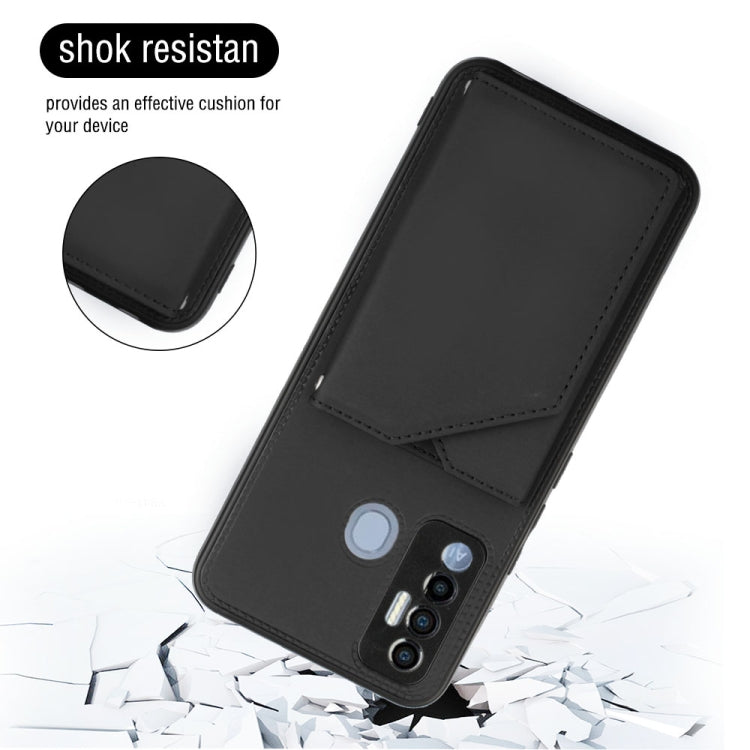 For Tecno Spark 7P Skin Feel PU + TPU + PC Phone Case