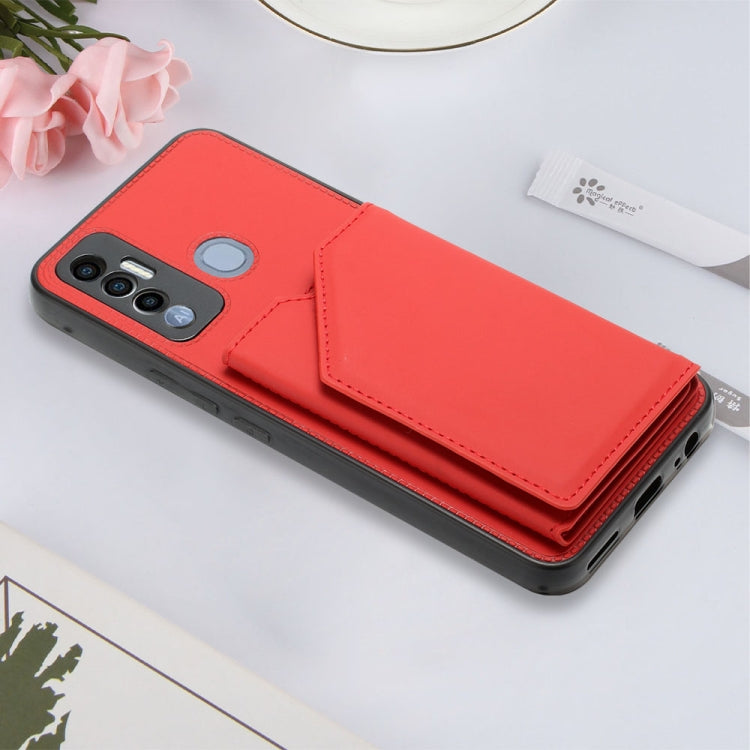 For Tecno Spark 7P Skin Feel PU + TPU + PC Phone Case