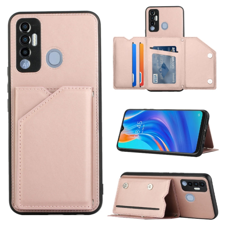 For Tecno Spark 7P Skin Feel PU + TPU + PC Phone Case