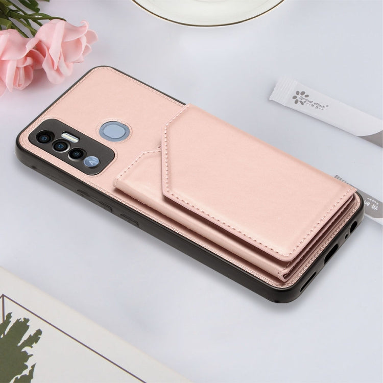 For Tecno Spark 7P Skin Feel PU + TPU + PC Phone Case