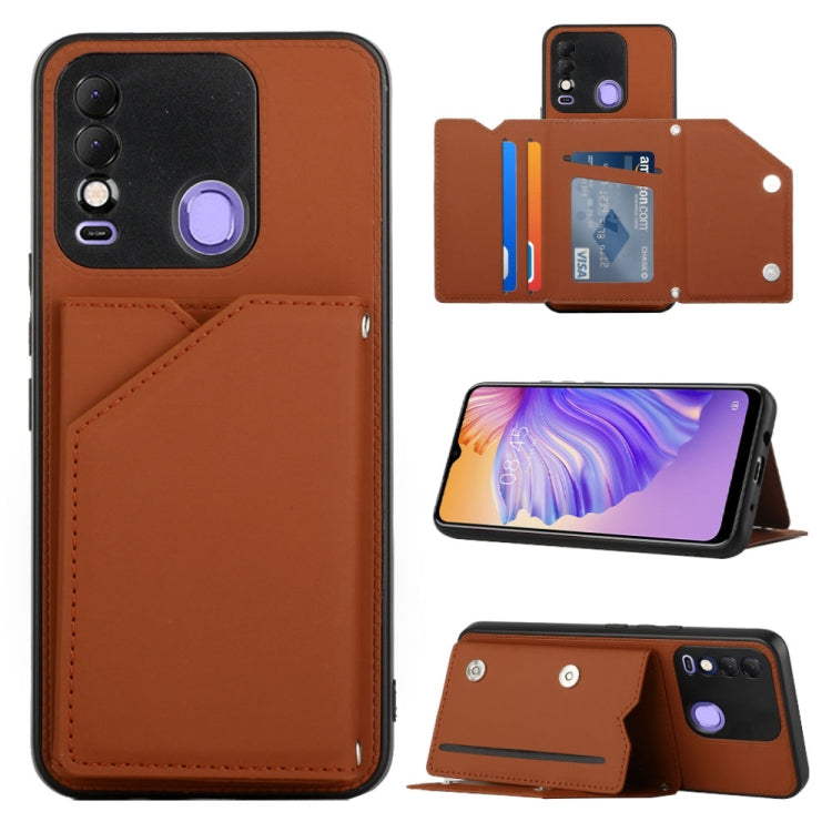 For Tecno Spark 8 Skin Feel PU + TPU + PC Phone Case