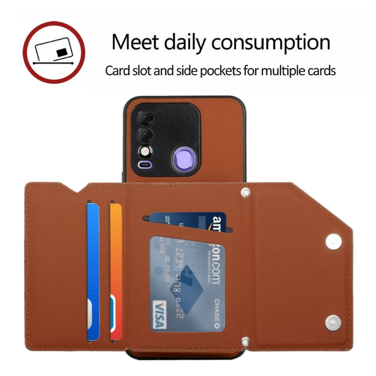 For Tecno Spark 8 Skin Feel PU + TPU + PC Phone Case