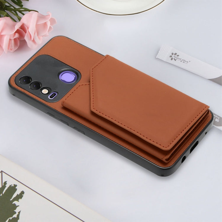 For Tecno Spark 8 Skin Feel PU + TPU + PC Phone Case