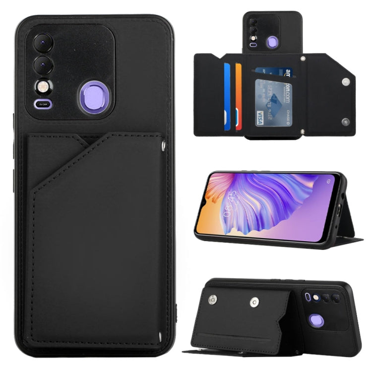 For Tecno Spark 8 Skin Feel PU + TPU + PC Phone Case