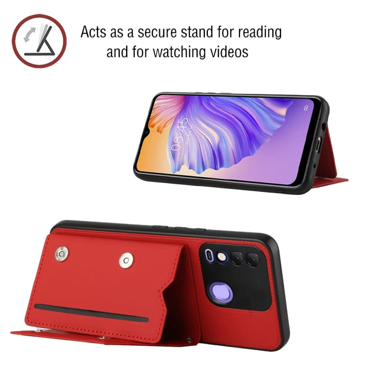 For Tecno Spark 8 Skin Feel PU + TPU + PC Phone Case