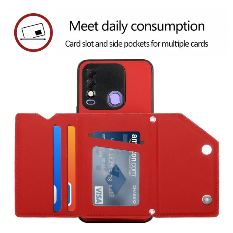 For Tecno Spark 8 Skin Feel PU + TPU + PC Phone Case