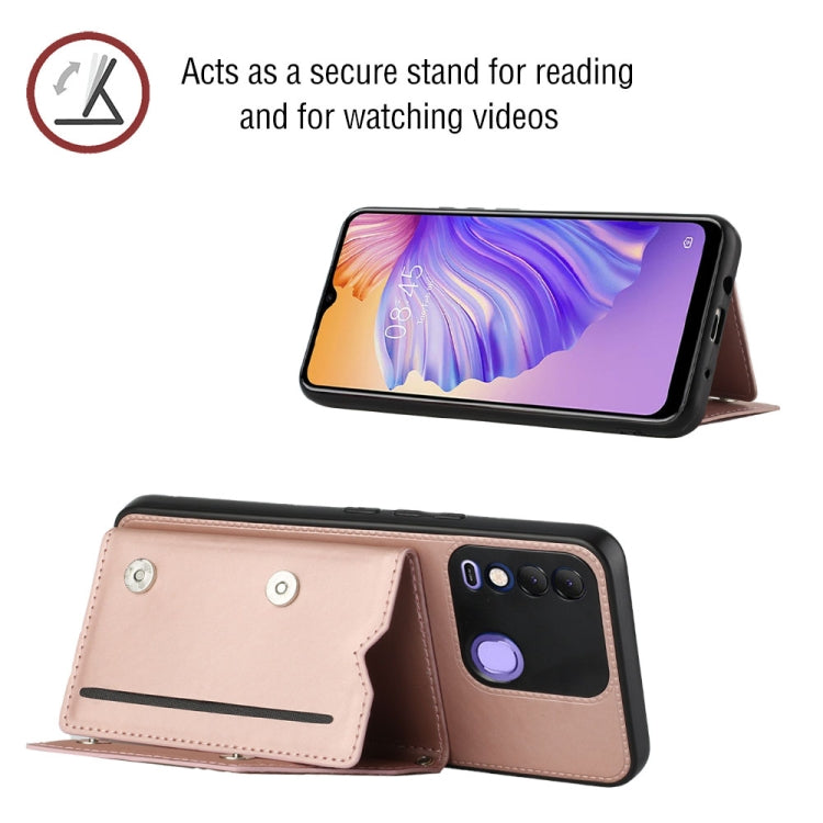 For Tecno Spark 8 Skin Feel PU + TPU + PC Phone Case