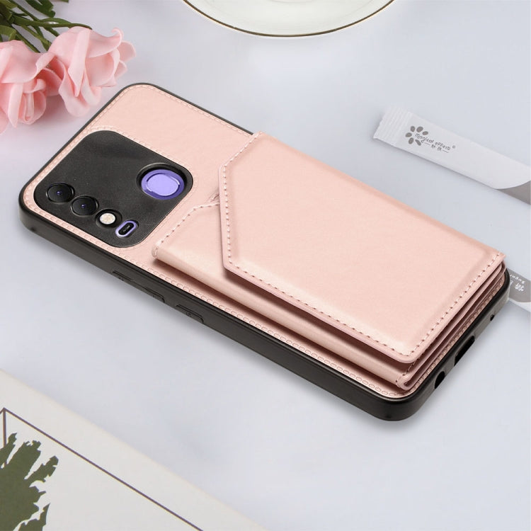For Tecno Spark 8 Skin Feel PU + TPU + PC Phone Case