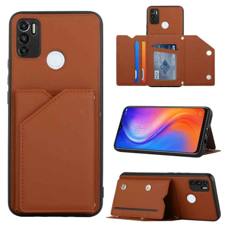 For Tecno Spark 5 Air / 6 Air Skin Feel PU + TPU + PC Phone Case
