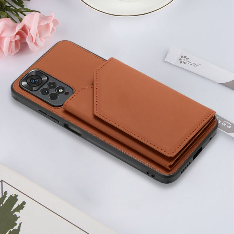 For Xiaomi Redmi Note 11S/11 4G Global Skin Feel PU + TPU + PC Phone Case