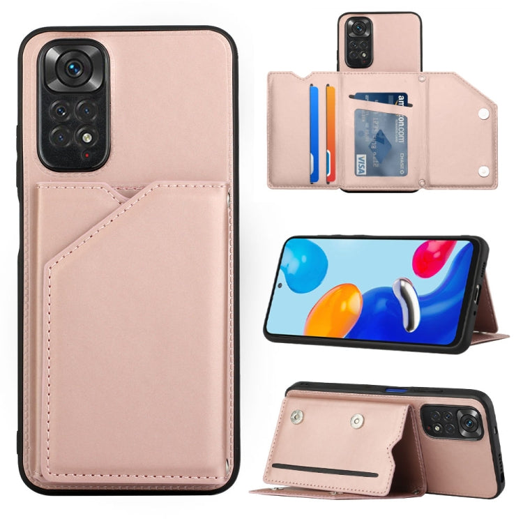 For Xiaomi Redmi Note 11S/11 4G Global Skin Feel PU + TPU + PC Phone Case