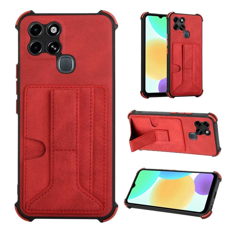 For Infinix Smart 6 Dream Holder Card Bag Shockproof Phone Case