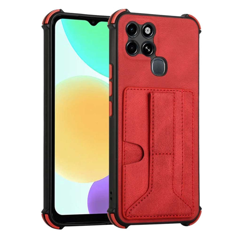For Infinix Smart 6 Dream Holder Card Bag Shockproof Phone Case