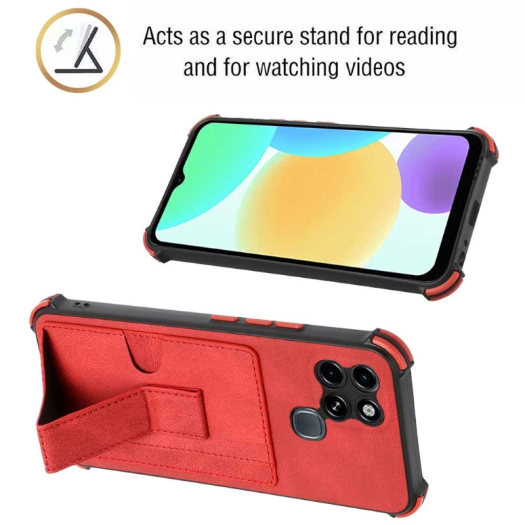 For Infinix Smart 6 Dream Holder Card Bag Shockproof Phone Case