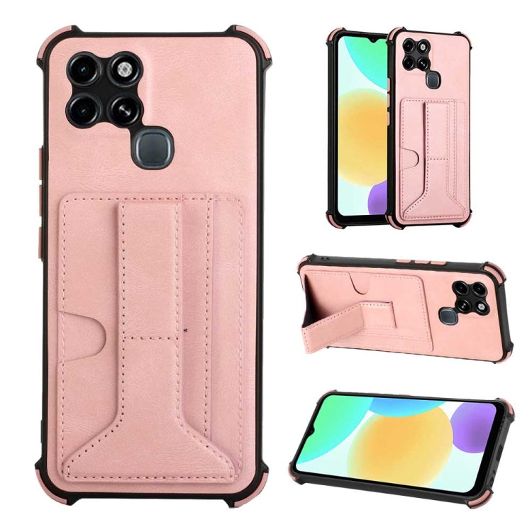 For Infinix Smart 6 Dream Holder Card Bag Shockproof Phone Case