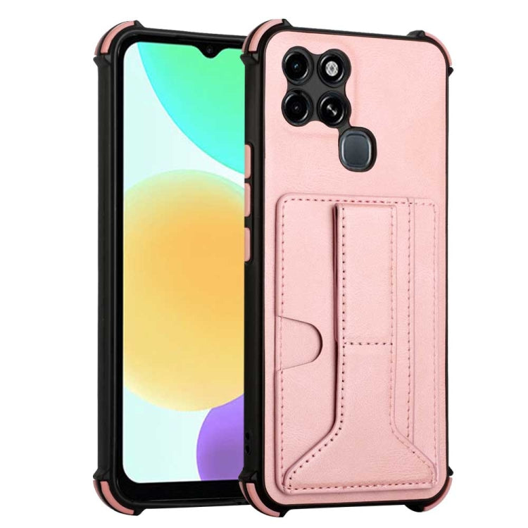 For Infinix Smart 6 Dream Holder Card Bag Shockproof Phone Case
