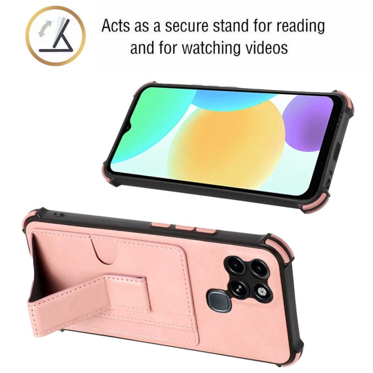 For Infinix Smart 6 Dream Holder Card Bag Shockproof Phone Case