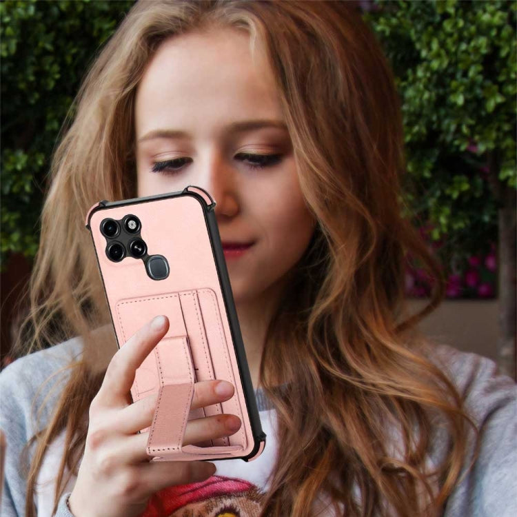 For Infinix Smart 6 Dream Holder Card Bag Shockproof Phone Case