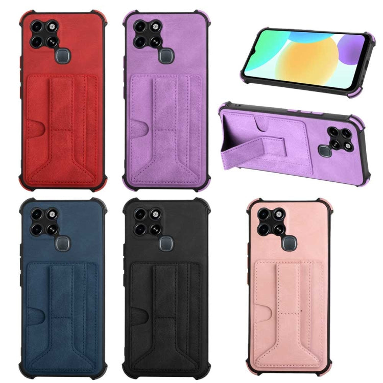 For Infinix Smart 6 Dream Holder Card Bag Shockproof Phone Case