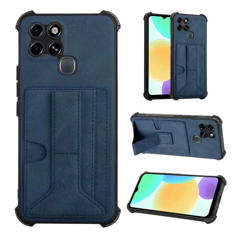 For Infinix Smart 6 Dream Holder Card Bag Shockproof Phone Case