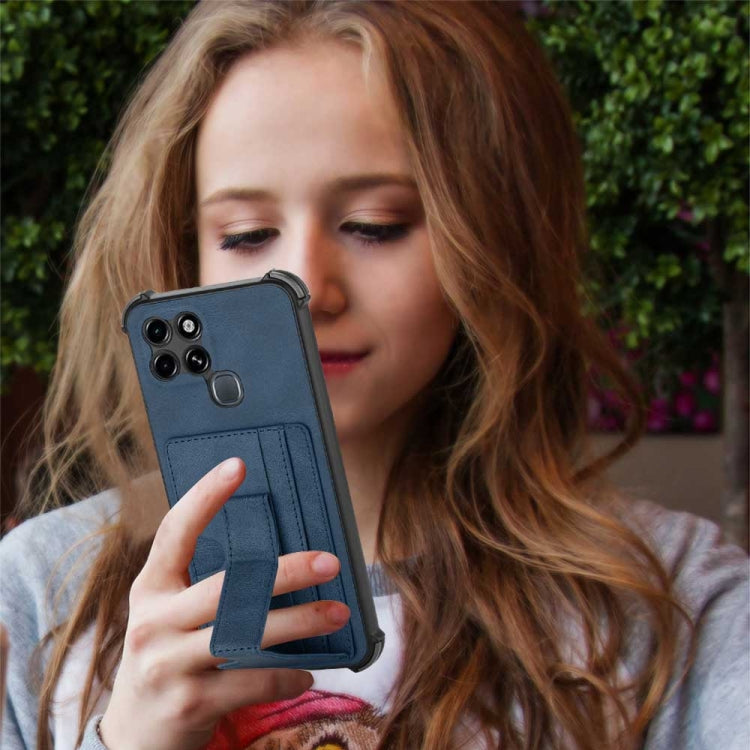 For Infinix Smart 6 Dream Holder Card Bag Shockproof Phone Case