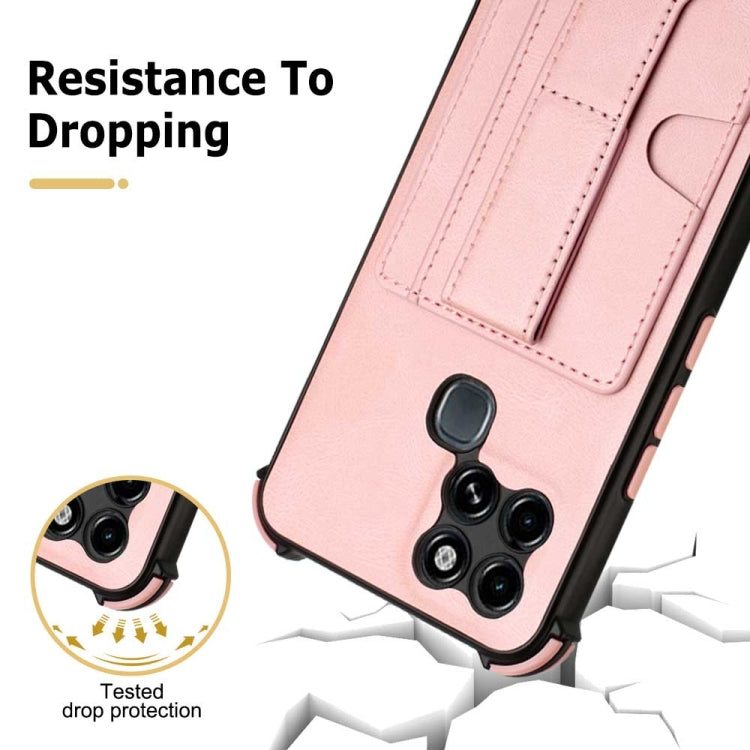 For Infinix Smart 6 Dream Holder Card Bag Shockproof Phone Case