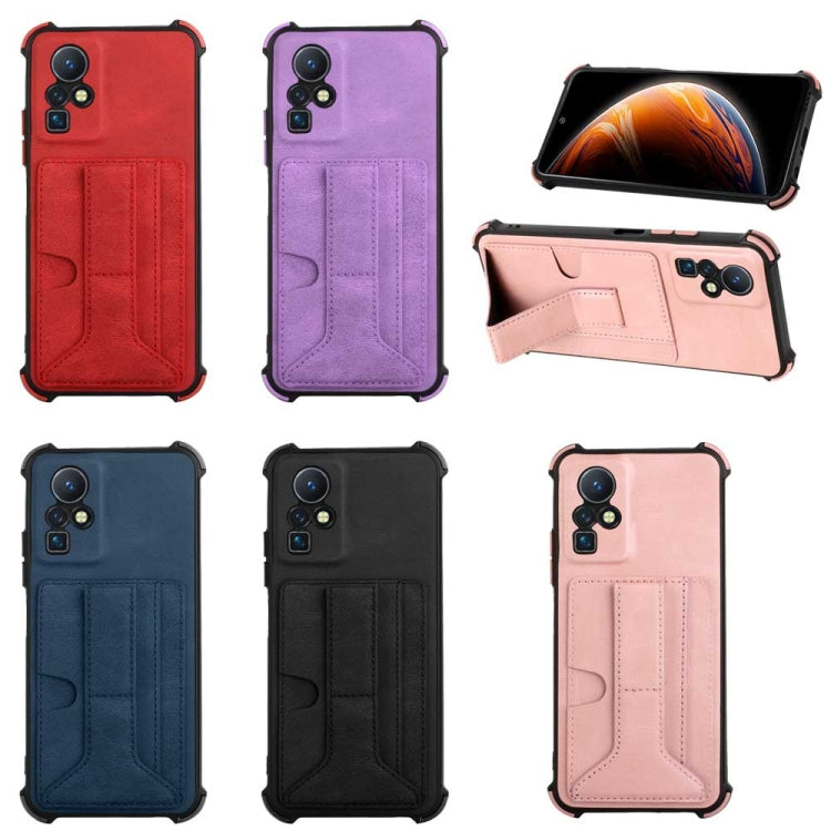 For Infinix Zero X / X Pro Dream Holder Card Bag Shockproof Phone Case