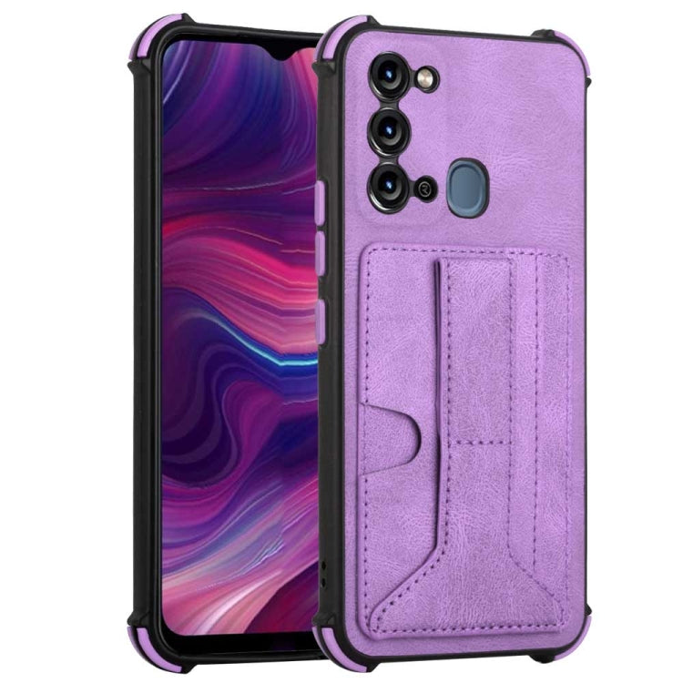For Itel S17 Dream Holder Card Bag Shockproof Phone Case