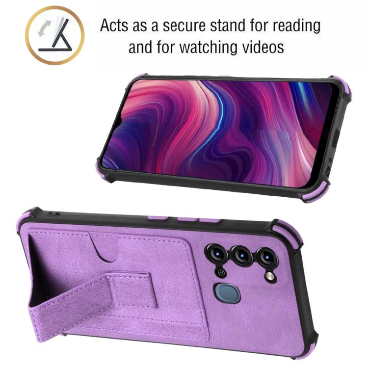 For Itel S17 Dream Holder Card Bag Shockproof Phone Case