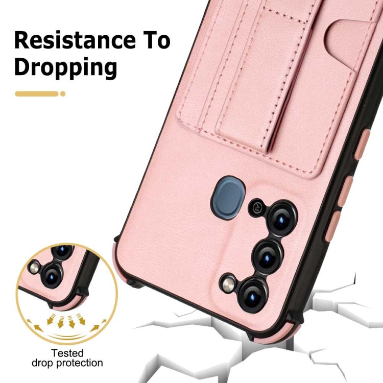 For Itel S17 Dream Holder Card Bag Shockproof Phone Case