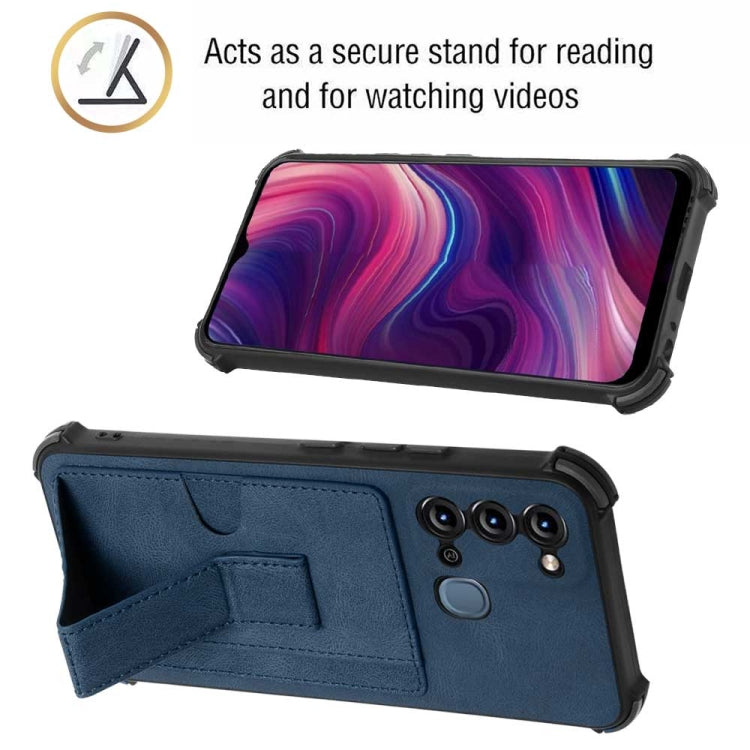 For Itel S17 Dream Holder Card Bag Shockproof Phone Case