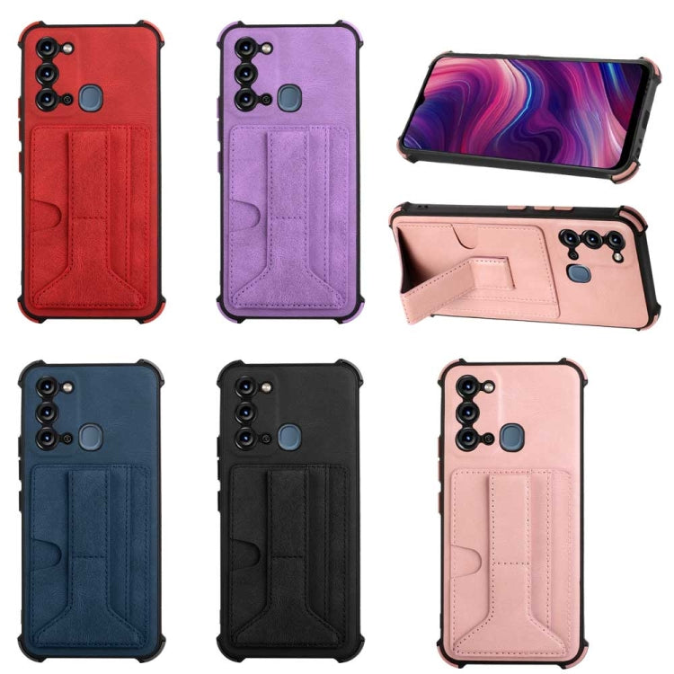 For Itel S17 Dream Holder Card Bag Shockproof Phone Case