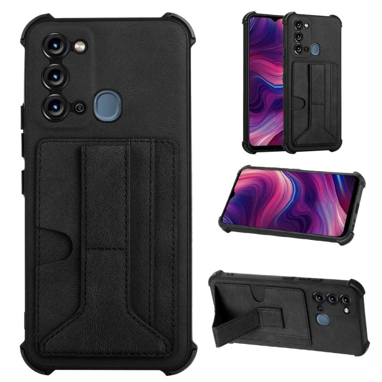 For Itel S17 Dream Holder Card Bag Shockproof Phone Case