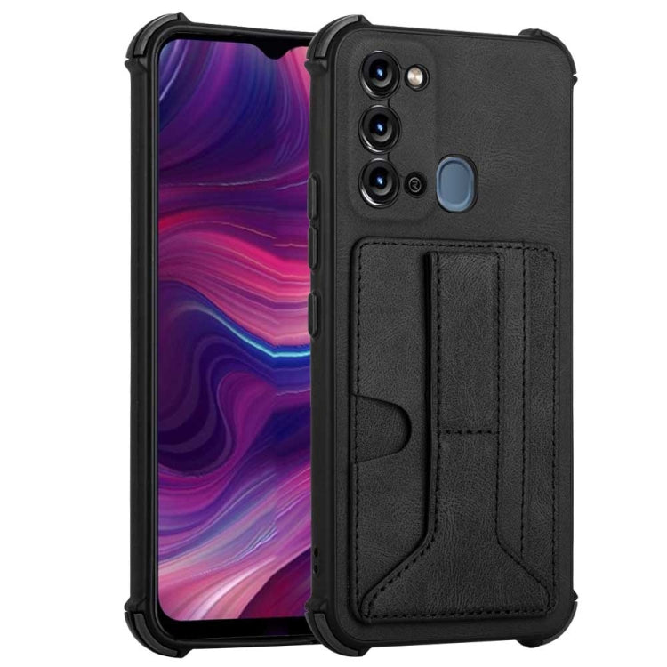 For Itel S17 Dream Holder Card Bag Shockproof Phone Case