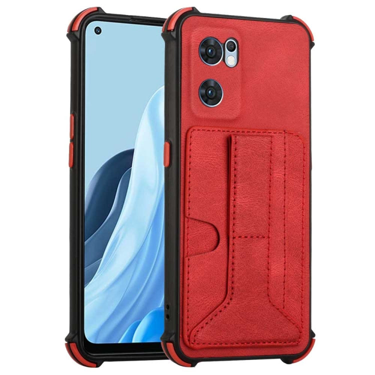 For OPPO Reno7 Global Dream Holder Card Bag Shockproof Phone Case
