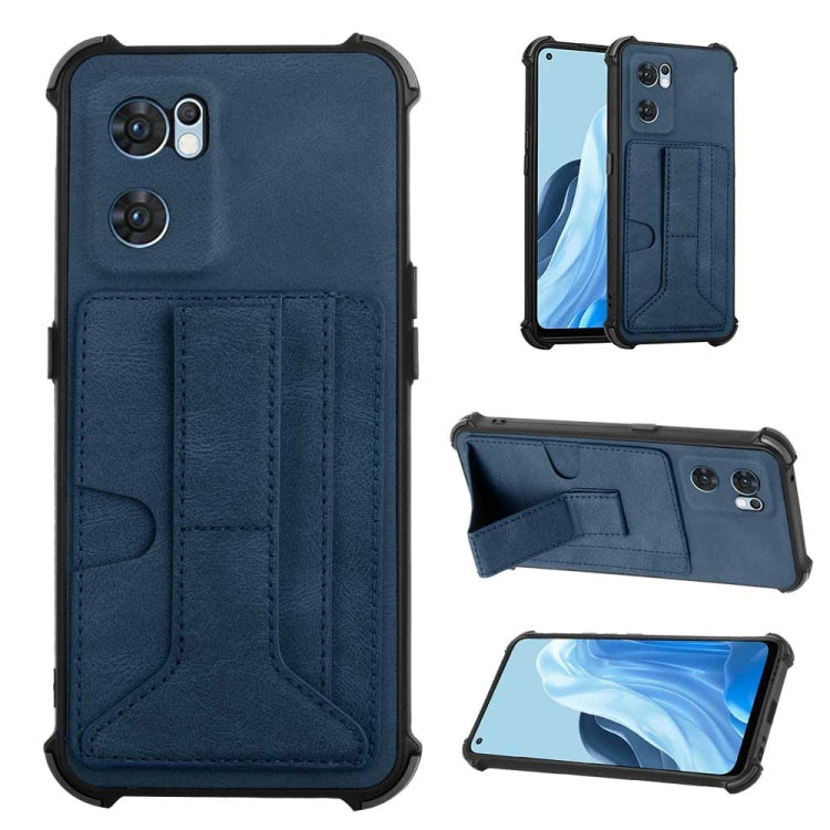 For OPPO Reno7 Global Dream Holder Card Bag Shockproof Phone Case