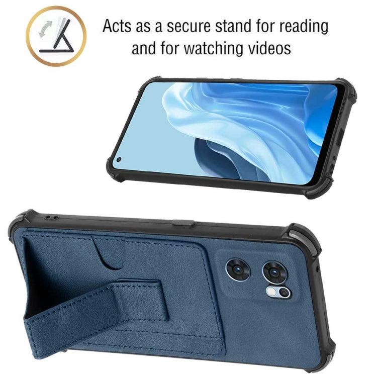 For OPPO Reno7 Global Dream Holder Card Bag Shockproof Phone Case