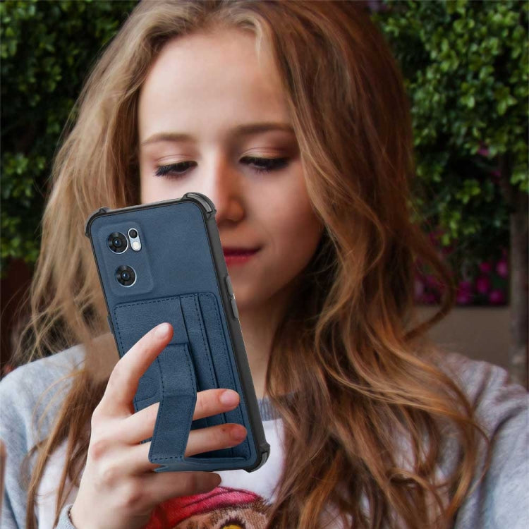 For OPPO Reno7 Global Dream Holder Card Bag Shockproof Phone Case