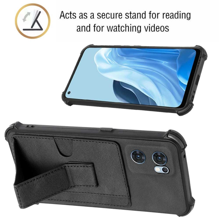 For OPPO Reno7 Global Dream Holder Card Bag Shockproof Phone Case
