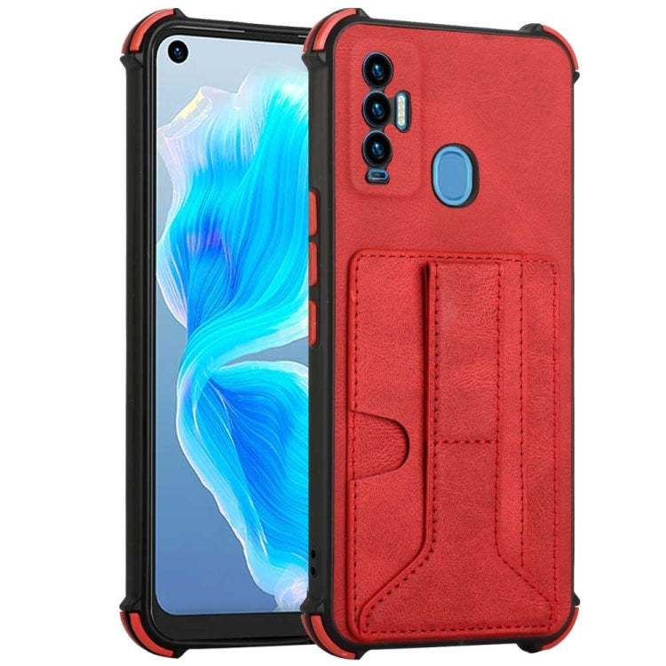 For Tecno Camon 18i Dream Holder Card Bag Shockproof Phone Case