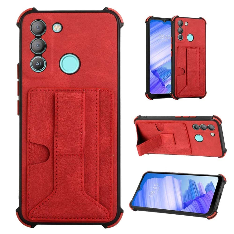 For Tecno Pop 5 LTE Dream Holder Card Bag Shockproof Phone Case