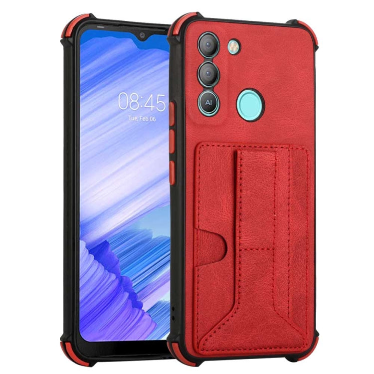 For Tecno Pop 5 LTE Dream Holder Card Bag Shockproof Phone Case