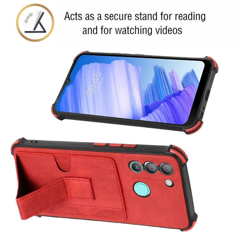 For Tecno Pop 5 LTE Dream Holder Card Bag Shockproof Phone Case